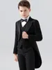 Tuxedos Japan Kurtak Kurtła Kamizelki Bowtie 4PCS Luksusowy garnitur ślubny kwiat chłopcy urodziny