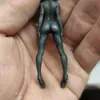 Oggetti decorativi Figurine Body Art Nude Tettona Bellezza Ragazza Statua Collana con ciondolo Miniatura Ottone Regina Egiziana Scrivania artigianale Retro Decorazioni per la casa 230403