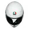 AA Designer Casque AGV Casques intégraux Casques de moto pour hommes et femmes AGV K6 Gloss White Sport Touring Casque urbain M L WN ALEQ 907Z