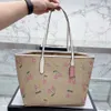 Totes Bolsa Bolsas de cuero Diseñadores de lujo Tote Moda Hombro grande Mujeres Linda Cereza Compras Mano Messenger Monedero 230206 Carteras de mujer