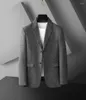 Mens Sust Blazer di alta qualità Elegante stile British Fashion Business Party Dress Casual Job Interview Gentleman Slimt Fit Coat