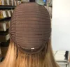 Malaysiska jungfruliga mänskliga hår Silkeslen rak ombre piano Färg T#2/8 P T#2/22 4x4 Silk Top Jewish Wig For White Women