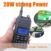 Walkie Talkie Leixen UV 25D 20W Dual Band 136 174 400 470MHz Radio Long Distance Amatör 230403