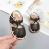 Sandals Summer Baby Girls Sandals 0-3 Years Infant Baby Soft Bottom First Walkers Baby Toddler Beach Shoes Girls Princess Shoes 15-25 Z0331