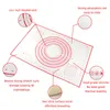 Mats Pads Kneading Dough Silicone Baking Pizza Cake Maker Pastry Kitchen Cooking Grill Gadgets Bakeware Table Pad Sheet 230331