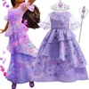 Cosplay encanto madrigal jurk meisjes mirabel cosplay prinses baby kinderen bloem ruche feestjurk kinderen isabel aankleden kostuum 230403