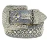 Cintura di alta moda Simon Belts per uomo Donna Cintura con diamanti lucenti Nero su nero Blu bianco multicolore con strass scintillanti come regalo8198561