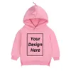 Hoodies Sweatshirts Kinderen Peuter Aangepaste hoodies Ontwerp je eigen hoodie Voeg je tekst toe Veelkleurige sweatshirts Baby Fleece tops met lange mouwen Jas 231102