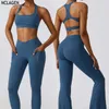 Aktywne zestawy nclagen joga set kieszonka seksowna szybka sucha damska fitness garnitur ciasny sportowy stanik i legginsy trening sportowy