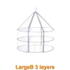 Other Home Storage Organization 2443 Clothes basket drying net clothes flat bag household socks artifact sweater special rack 230331