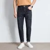 Mäns jeans för män Autumn Fashion Elastic Slim Fit Micro Harlan Mens Pants Casual Large Fitness Y2K