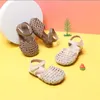 Sandalen zomer babyschoenen peuter kinderen rattan geweven sandalen baby schoenen thuis schoenen schoenen peuter meisje sandalen z0331