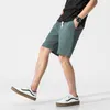 Shorts pour hommes Shorts décontractés en coton et lin pour hommes Pantalons de sport pour hommes Shorts d'été respirants et confortables avec cordon de serrage Pantalons de rue pour hommes 230403