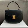 Mini Lady Luxo Celiny Sela Embreagem Quente Meia Lua Bolsa Mens Designer Besace Triomphe Crossbody Totes Bolsa de Mão Mesmo Mulheres Ombro Verão Preto Telefone Messenger Bags