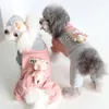 Hond Kleding Jumpsuit Voor Schattige Kleine Kleding Winter Huisdier Jas Kledingstuk Pommeren Shih Tzu Maltese Bichon Schnauzer Chihuahua Kleding