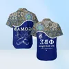 MEN039S Casual Shirts Phi Beta Sigma Hawaiian Shirt Sign Flame 3D na całym wydrukowanym men39s dla kobiet39s harajuku unis67902474323093