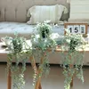 Decorative Flowers Artificial Hanging Plants Fake Potted Eucalyptus With Pot For Indoor Outdoor And Living Room Decorations