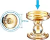 Candle Holders 3pcs Gold Glass Holder For Pillar Candlestick Set Formal Events Wedding Church Holiday