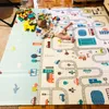 Tapis de jeu XPE Tapis de jeu pour bébé 180 * 120m Pliable Enfants Ramper Tapis Jouets pour Enfants Room Decor Gym Activité Tapis Éducatif Tapis Puzzle 230403