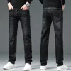 Jeans pour hommes Designer Luxe 2023 Automne / Hiver Nouveau Pantalon en denim haut de gamme Durable Super Soft Double Core Fil Élastique Lâche Tube Droit Luxe 668 IN9J