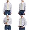 Базу галстуки милые желтые ананасовые галстуки мужчины женщины полиэстер 8 см.