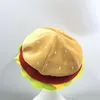 Chapeaux de fête WZCX Burger drôle Halloween chapeau personnalité fête dimanche de Pâques unisexe décontracté bonnet chapeau adulte casquette 230331