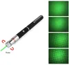 Caneta ponteiro laser 2 em 1, feixe de luz verde 5mw 532nm para montagem sos, caça noturna, ensino, reunião, presente de natal ppt