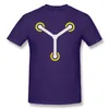 Men's T Shirts 2023 Leisure Fashion Cotton O-neck T-shirt E. L.de Volta Para O Futuro T-preta De Brown Industires Manga Curta Pura