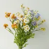 Dekorative Blumen 30 Köpfe süße Seide Gänseblümchen 54cm künstliche Sonne DIY Hochzeit Blumenstrauß Garten Home Room Tischdekoration