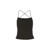 Women's Tanks Sylcue Solid Color Simple Casual Sexy All-match High Street Cool Mature Feminine Neck Cotton Linen Thin Vest