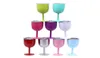 10oz metal red wine glass Hydration Gear 9 colors insulated cooler stianless steel goblet with lids Tumbler cup home chicken festi6625601