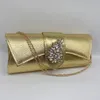 Evening Bags Golden Luxury Women's Handbag Fashion Diamonds Snake Pattern PU Material Evening Clutch Bag Wedding Purse Ladies Trend Party Bag 231102