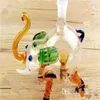 Hookahs Glass Elephant Hookah Bongos de vidro de vidro queimador de óleo Tubos de água de vidro Óleo