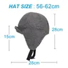 Baretten Outdoor Fleece Warm Winter S Met Vizier Winddicht Oorklep Skull Cap Trapper Jacht Skimuts