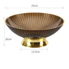 Plates Plastic Fruit Bowl 9.8 Inch Dinner Table & Tea Coffee Pedestal Tray Elegant Practical Bread Trays Dessert Display