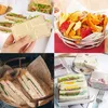 Outils de cuisson 25pcs / tour de papier sulfurisé animal modèle anglais emballage alimentaire parchemin frites hamburger gâteau sandwich cire