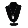 Pendant Necklaces European American Jewelry Chain Easter Blank Heat Transfer Metal