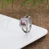 Rings Dy Twisted Black Womens Wedding Ring koper verlovingsband met rode inleg hoge kwaliteit comfort fit ringen