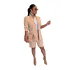 Dames tracksuits POFGD 2023 Zomerbedrijfspak Cardigan Jacket Vrouwelijke kleding Outfit Matching Sets Sexy Club Birthday Outfits