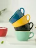 Mugs Breakfast Cup Oatmeal Milk Coffee Simple Ceramic Nordic Mug Water Large Capacity Household Tea