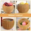 Ensembles de vaisselle Imitation rotin panier pain fruits oeufs stockage articles divers de bureau