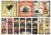 2022 Coffee Beer Tin Sign Plaque Metal Painting Vintage Funny Wall Plates for Bar Pub Club Kitchen Home Man Cave Decor New Design 9418915