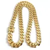 Chains Designers Necklaces Cuban Link Gold Chain Chains Miami Necklace Men Hip Hop Stainless Steel Jewelry Drop Delivery Jewelry Neckl Dhwan