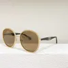 Designer-Strandpaar-Sonnenbrille für Herren und Damen 20 % Rabatt auf kleines, duftendes rotes Netz mit rundem Rahmen der gleichen Mode