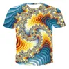 Herren-T-Shirts 2023 Männer und Frauen Trend 3D-T-Shirt Kreatives geometrisches Design Mode Lässiger Stil All-Match-Kleidungszubehör Xxs-6xL