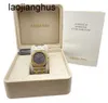 Orologio Audemar Pigue di lusso Aibi Royal Oak 56303sa Custodia per orologio da donna bicolore in carta