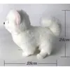Bonecas de pelúcia Pomeranian Plush Toy Dog Doll Simulação Dog Stuffed Animal Toy Super Realistic Dog para Pet Kawaii Presentes de Aniversário para Crianças 231102