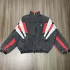 Mens Jackets Pre Sale 2 Weeks Ship Goods Winter Collection Sporty b Track Denim Jacket Heavyweight Oversize Vintage Washed Black Men 231102