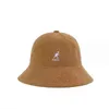 Känguru Kangol Fischerhut Sonnenhut Sonnencreme Stickerei Handtuch Material 3 Größen 13 Farben Japanisch Ins Super Fire Hat AAA3056