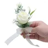 Decorative Flowers 920 Wedding Supplies Artificial Green Plant Corsage Bride And Groom Bridesmaid Group Sister Real Price